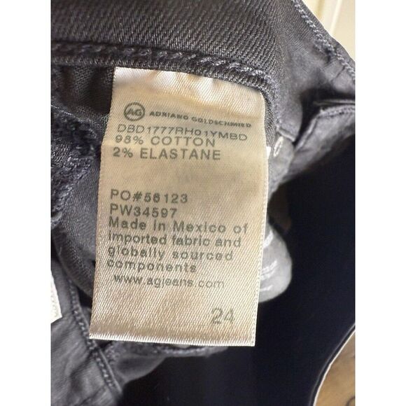 Adriano Goldschmeid Farrah Ankle High Rise Skinny Size 24R Black - Picture 4 of 4